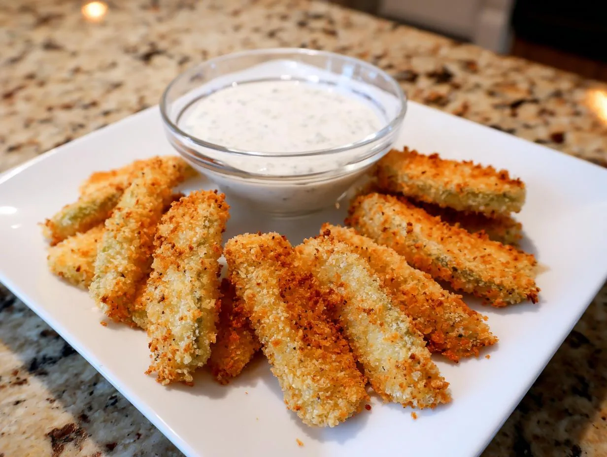 Crispy Air Fryer Fried Pickles in Just 30 Minutes
