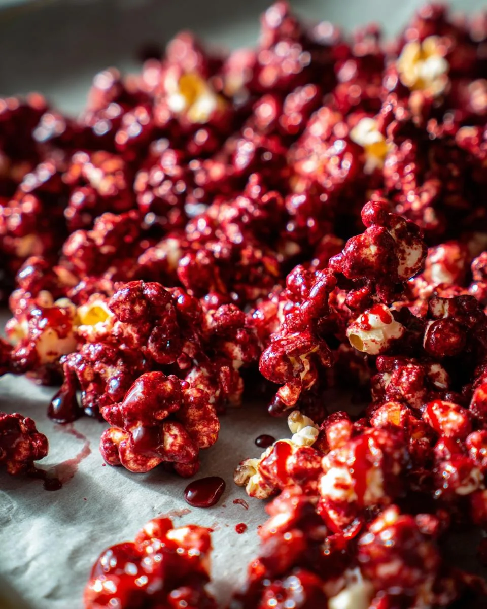 Bloody Red Velvet Popcorn - detail 2