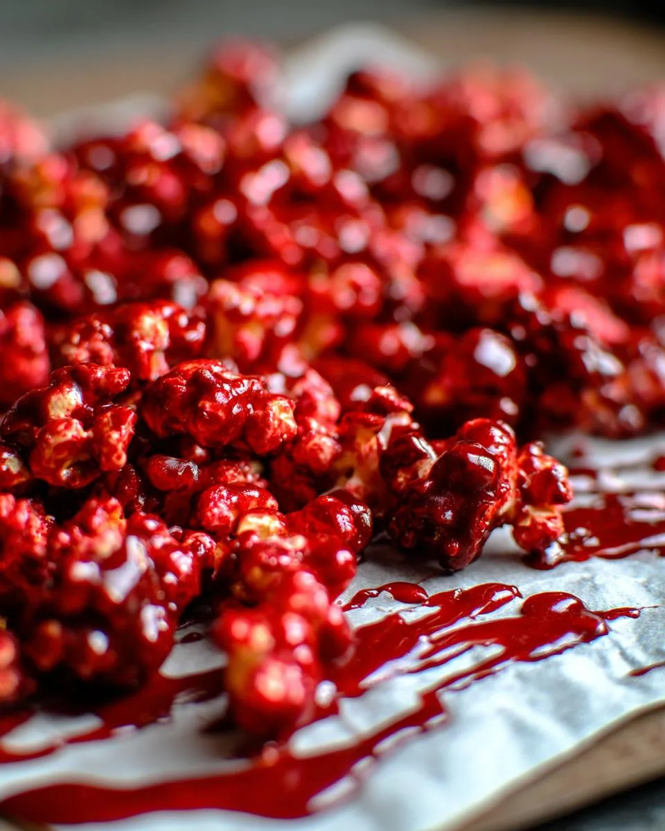 Bloody Red Velvet Popcorn - detail 3