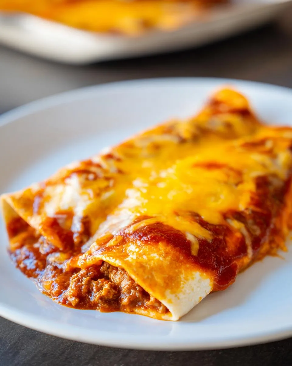 Cheesy Beef Enchiladas Recipe - detail 3