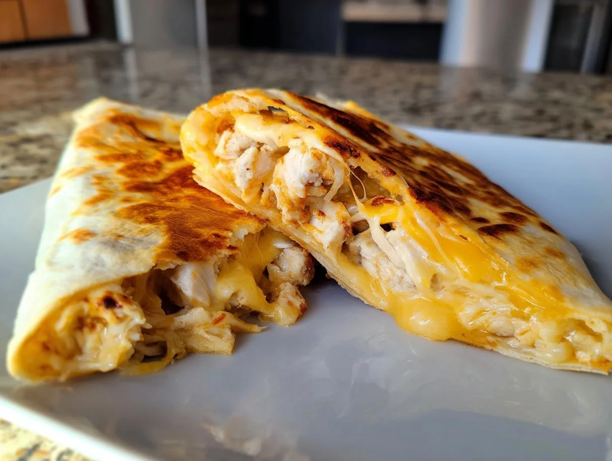 25-Minute Cheesy Garlic Chicken Wraps That Wow Every Time