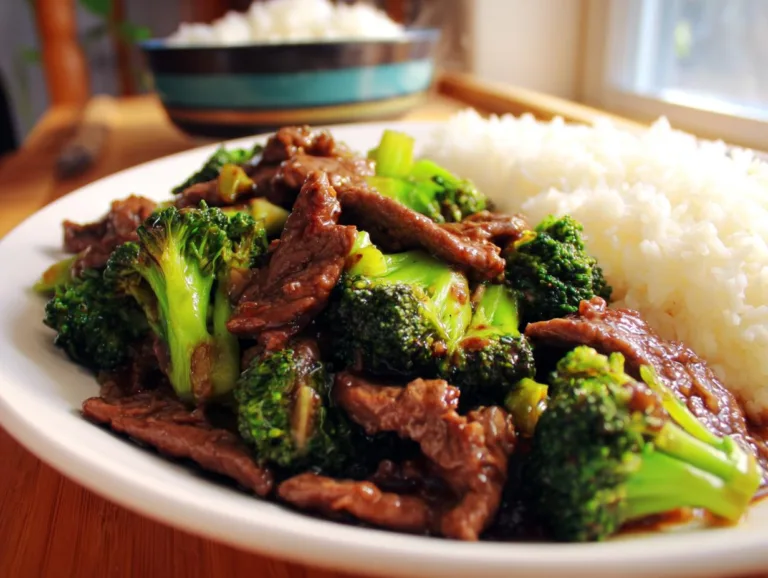 Chinese Beef and Broccoli