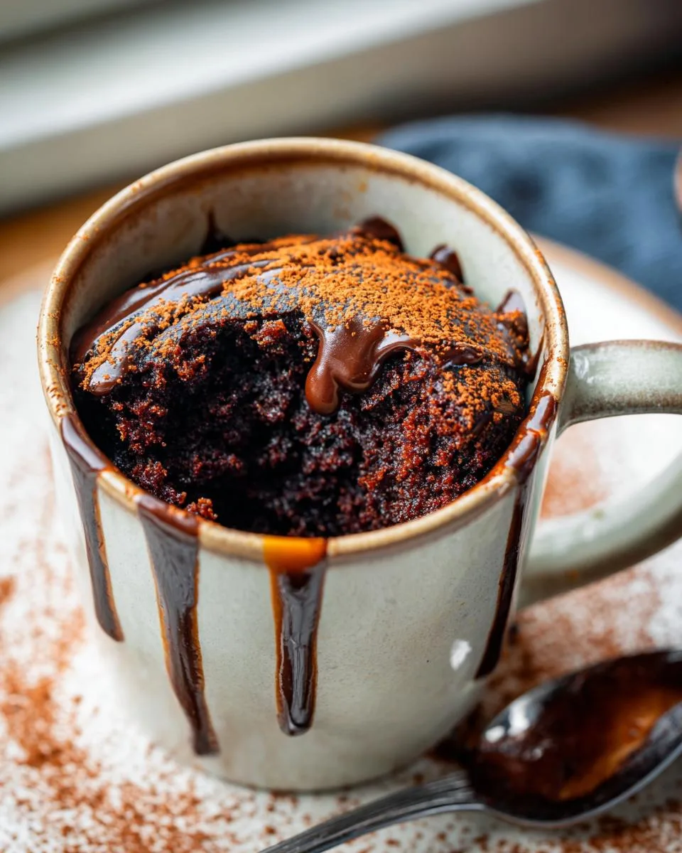 Chocolate Mug Cake - detail 1