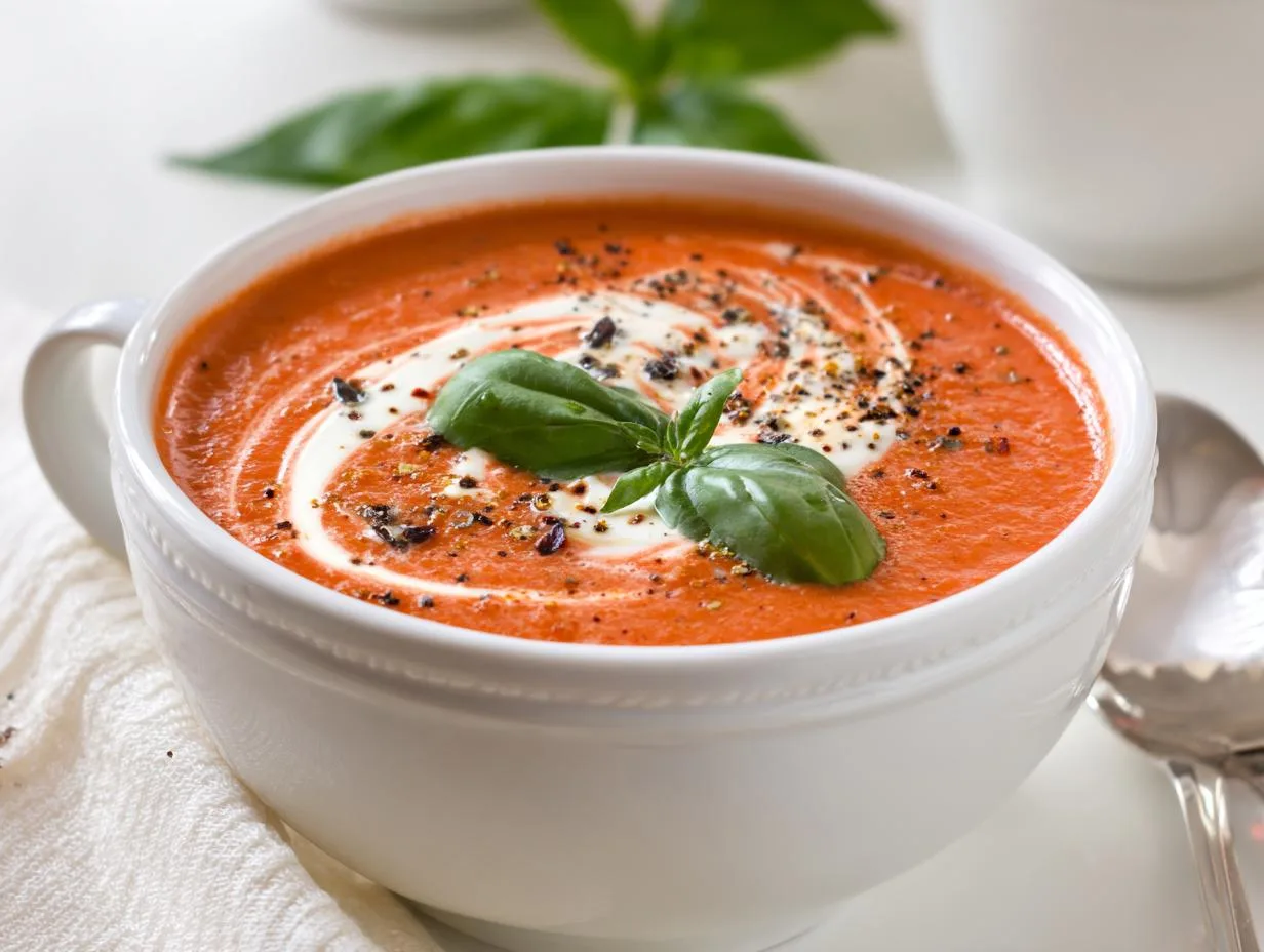 35-Minute Creamy Tomato Soup Recipe – Soul-Satisfying