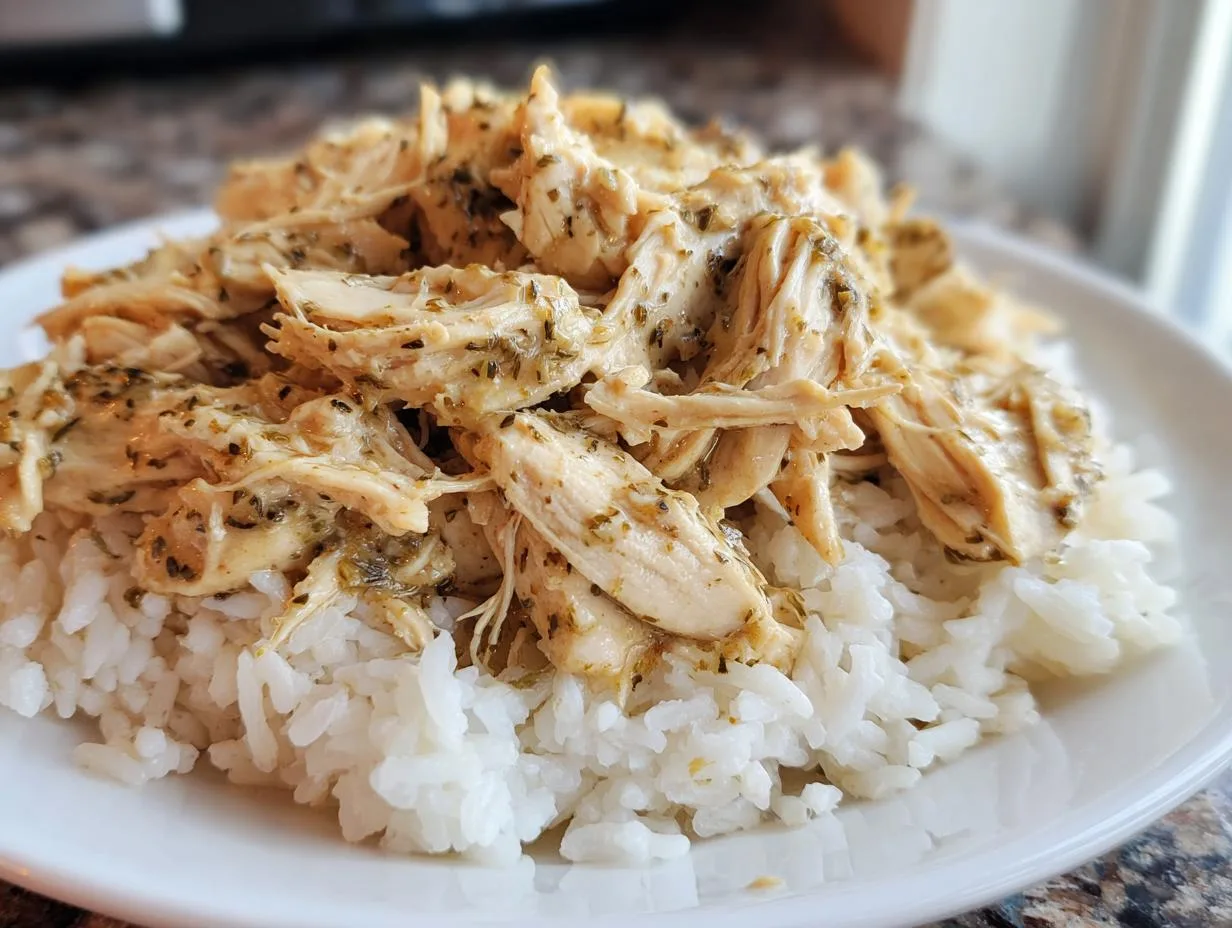 Creamy Crockpot Italian Chicken in Just 5 Ingredients