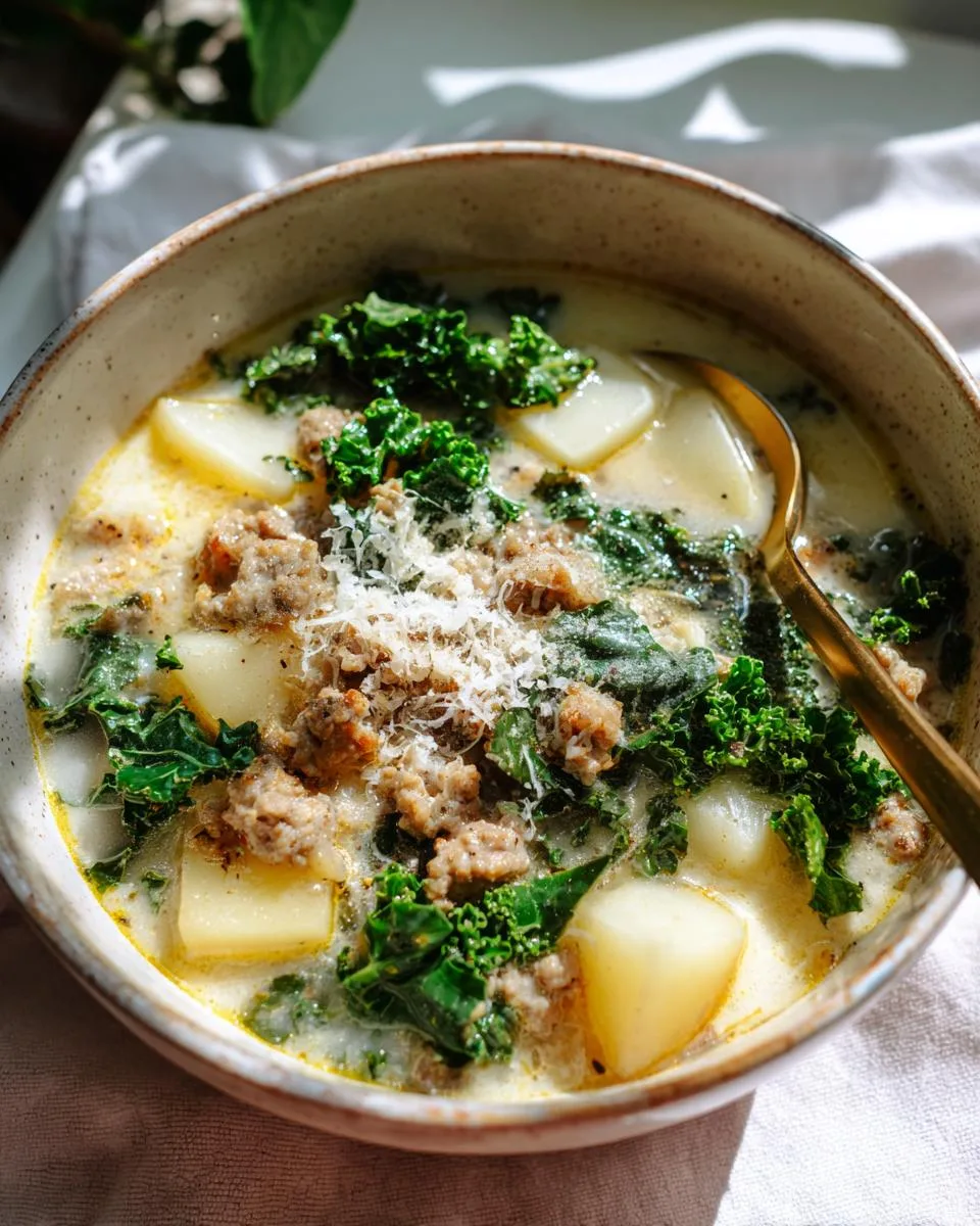 Easy Sausage and Potato Soup - detail 3