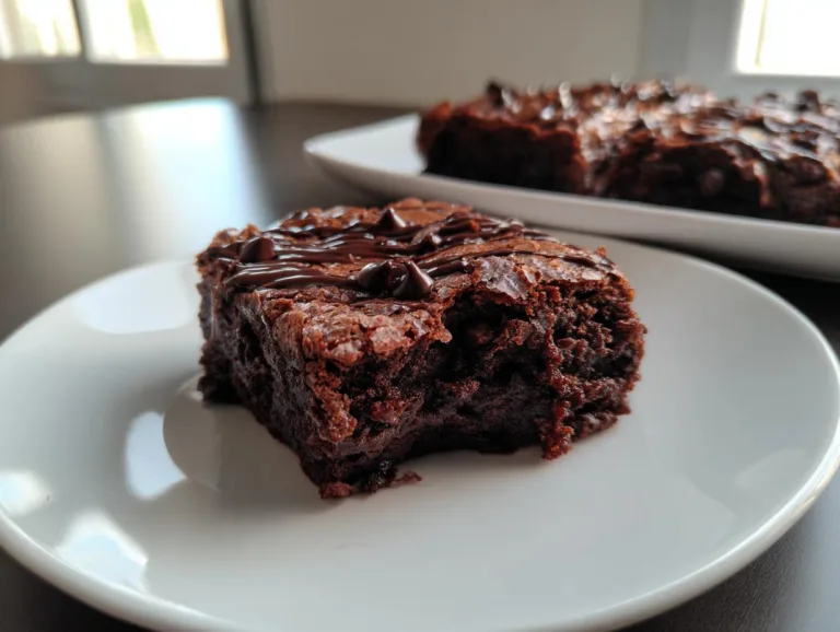 Easy Zero Sugar Brownies with Greek Yogurt