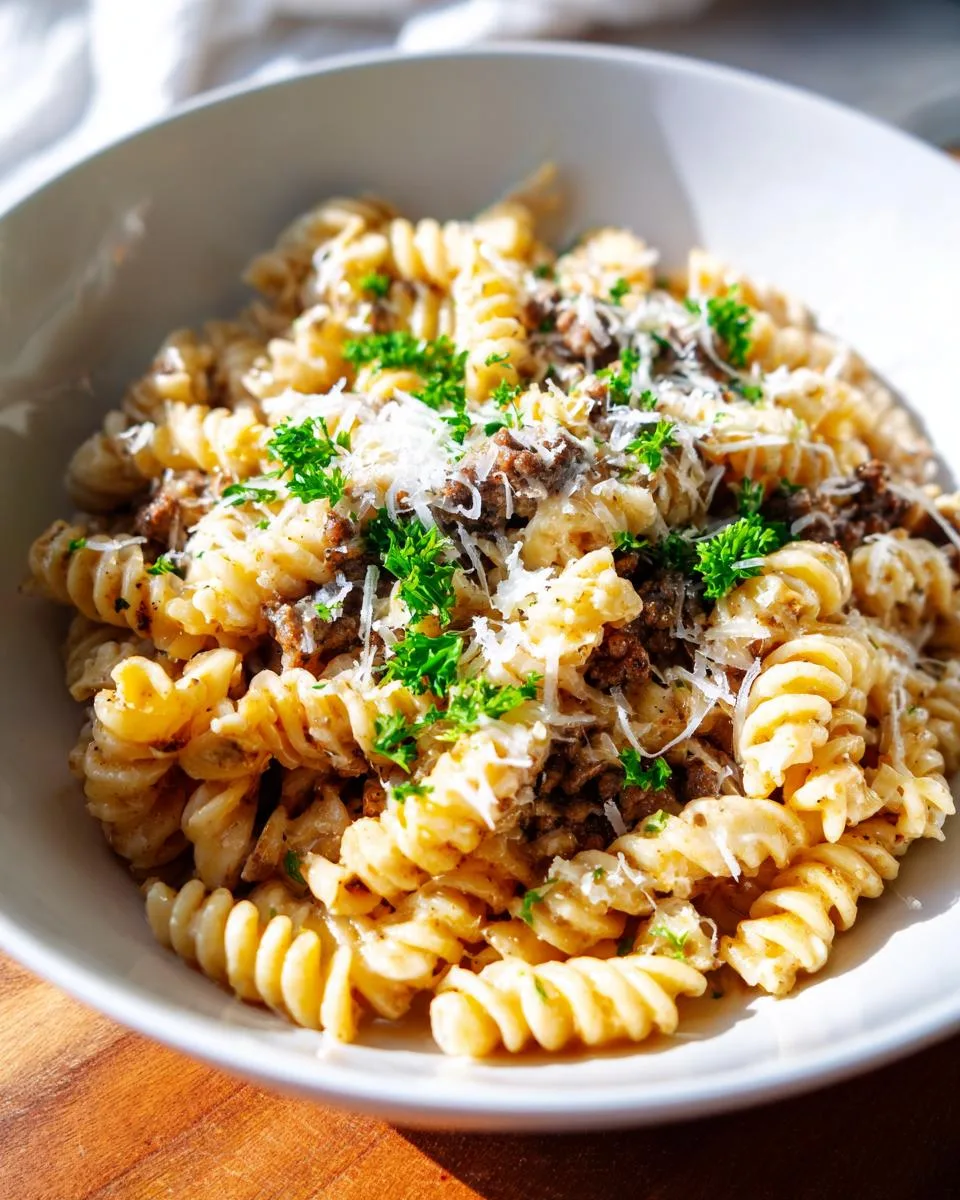 Garlic Parmesan Beef Rotini - detail 4