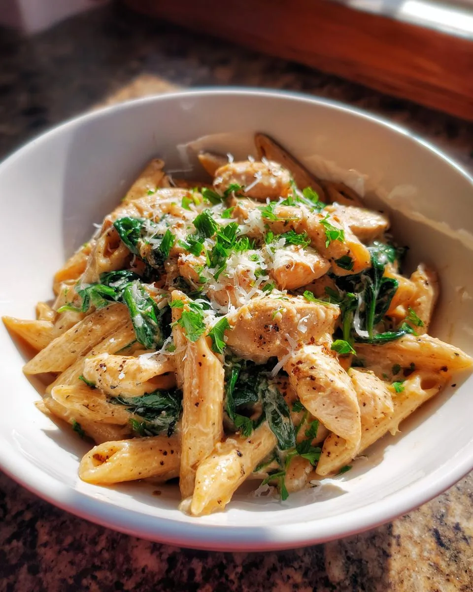 Garlic Parmesan Chicken Pasta - detail 4