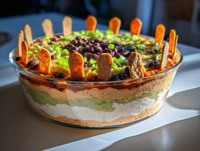 Graveyard Layered Taco Dip