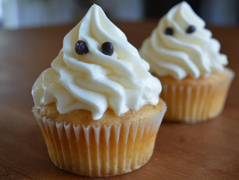 Halloween Ghost Cupcakes