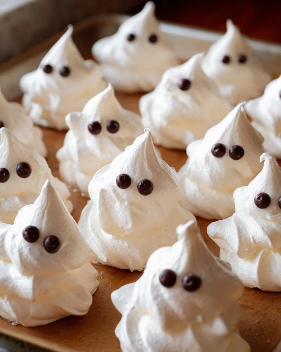 Halloween Meringue Ghosts - detail 3