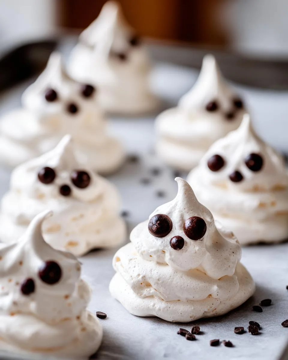 Halloween Meringue Ghosts - detail 4