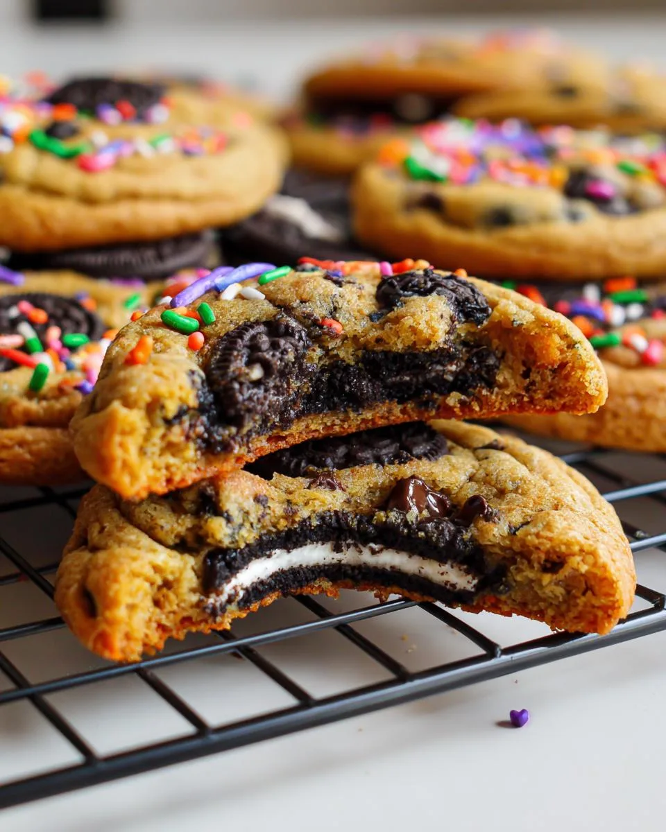 Halloween Oreo Stuffed Chocolate - detail 2