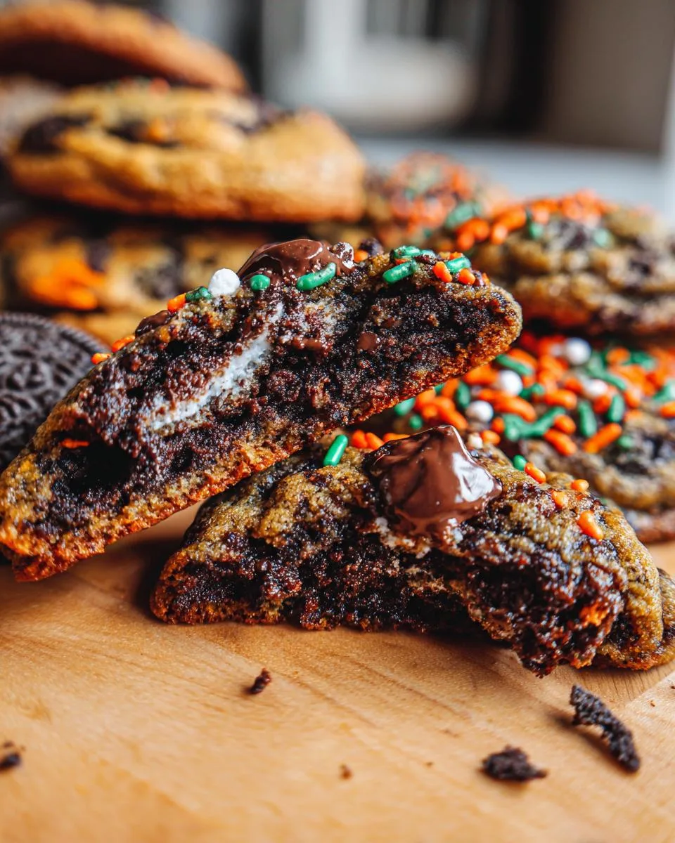 Halloween Oreo Stuffed Chocolate - detail 3
