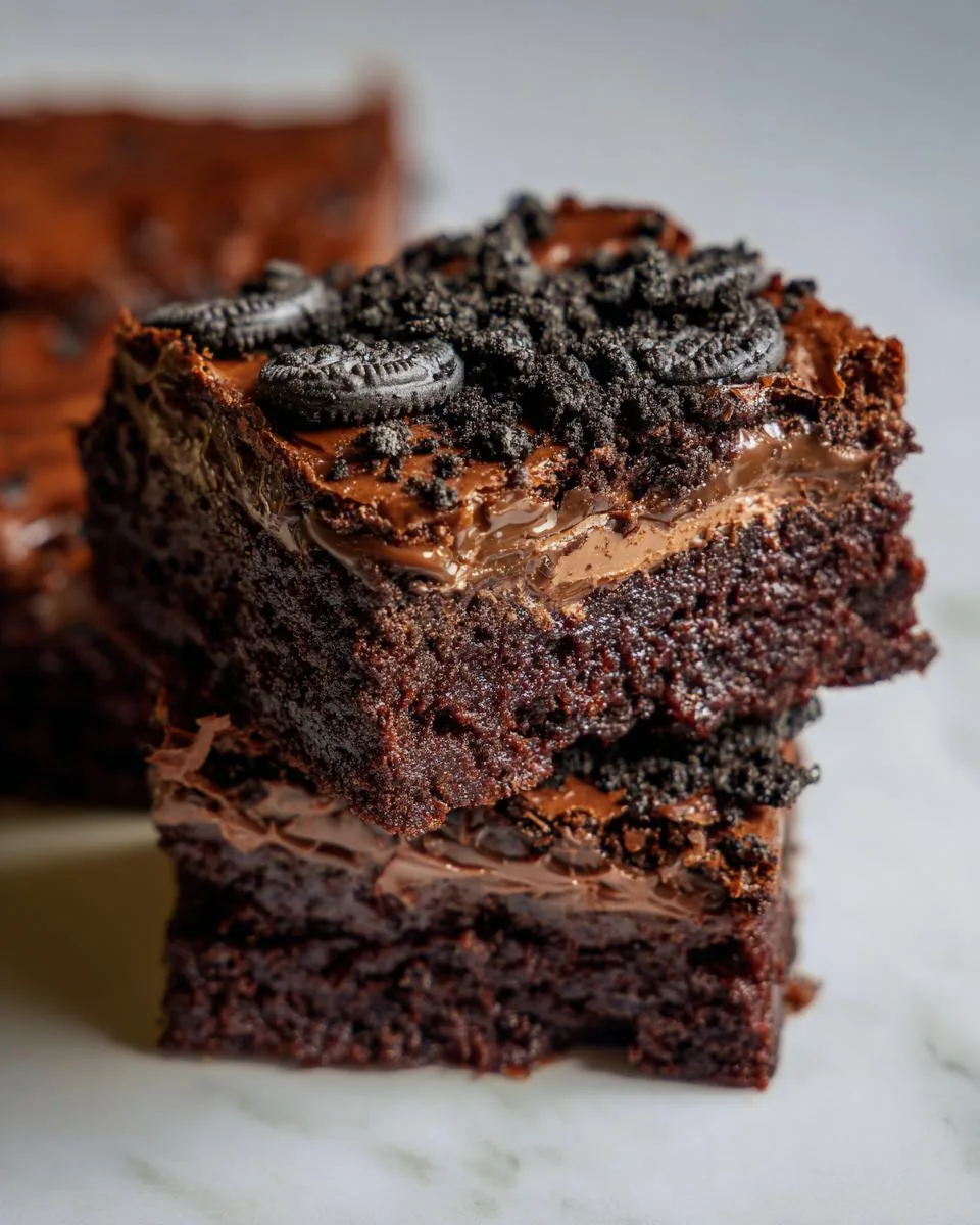 Halloween dirt brownies - detail 3