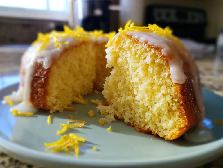 Homemade Lemon Cake Recipe