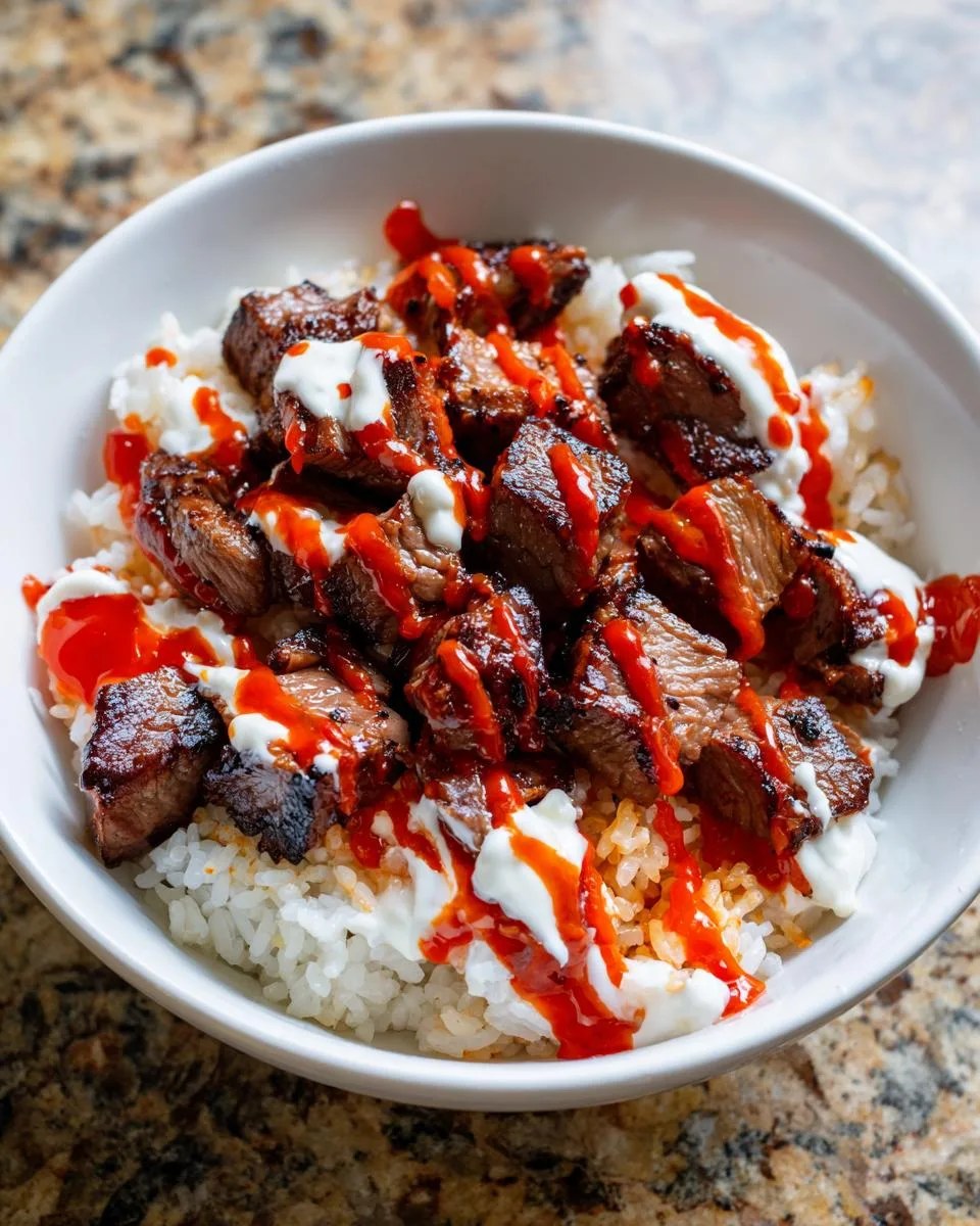 Korean BBQ Steak Bowls - detail 3