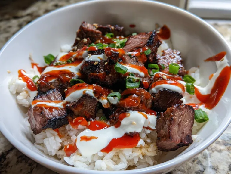 Korean BBQ Steak Bowls