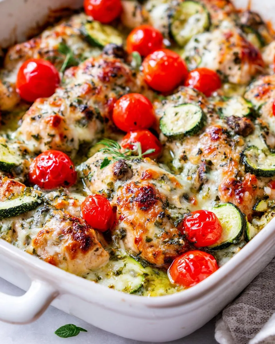 Mediterranean Chicken Zucchini Pan - detail 1
