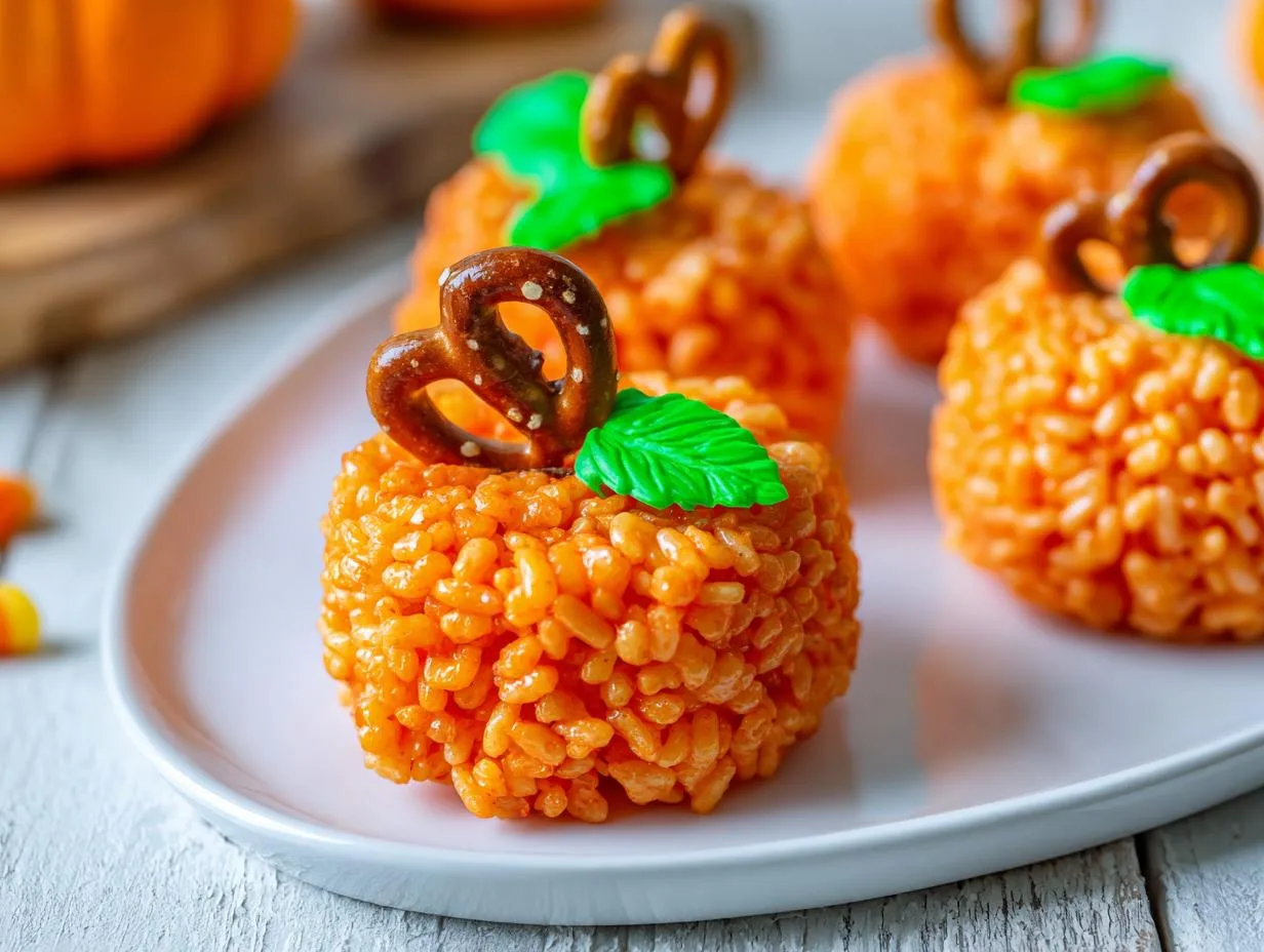 15-Minute Pumpkin-Shaped Rice Treats That Wow Every Time
