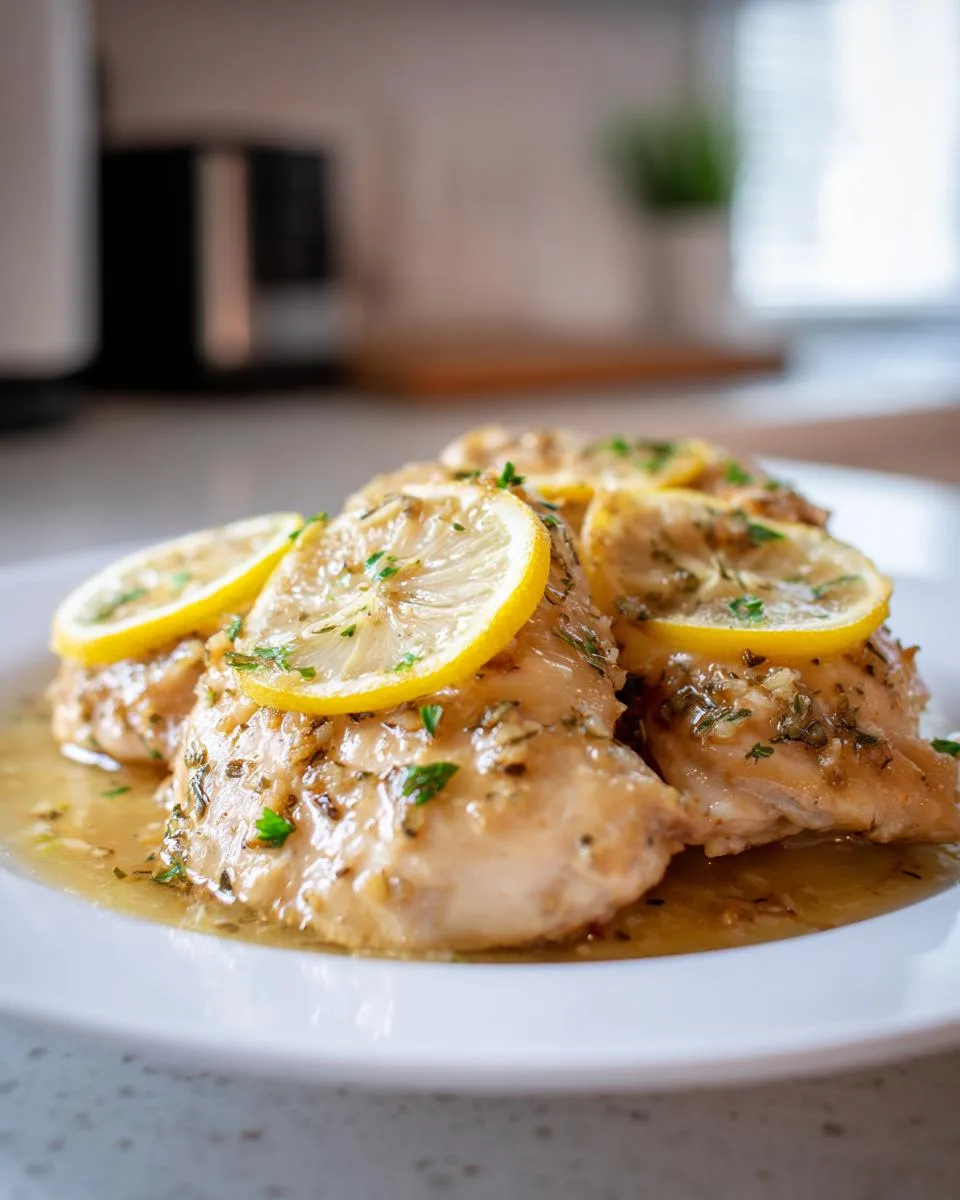 Slow Cooker Lemon Garlic Chicken - detail 1