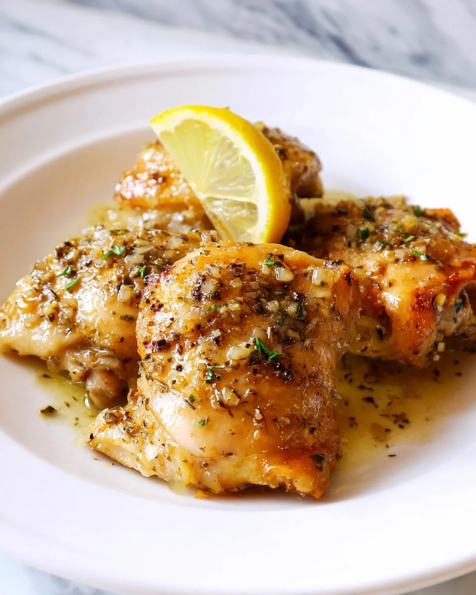 Slow Cooker Lemon Garlic Chicken - detail 2