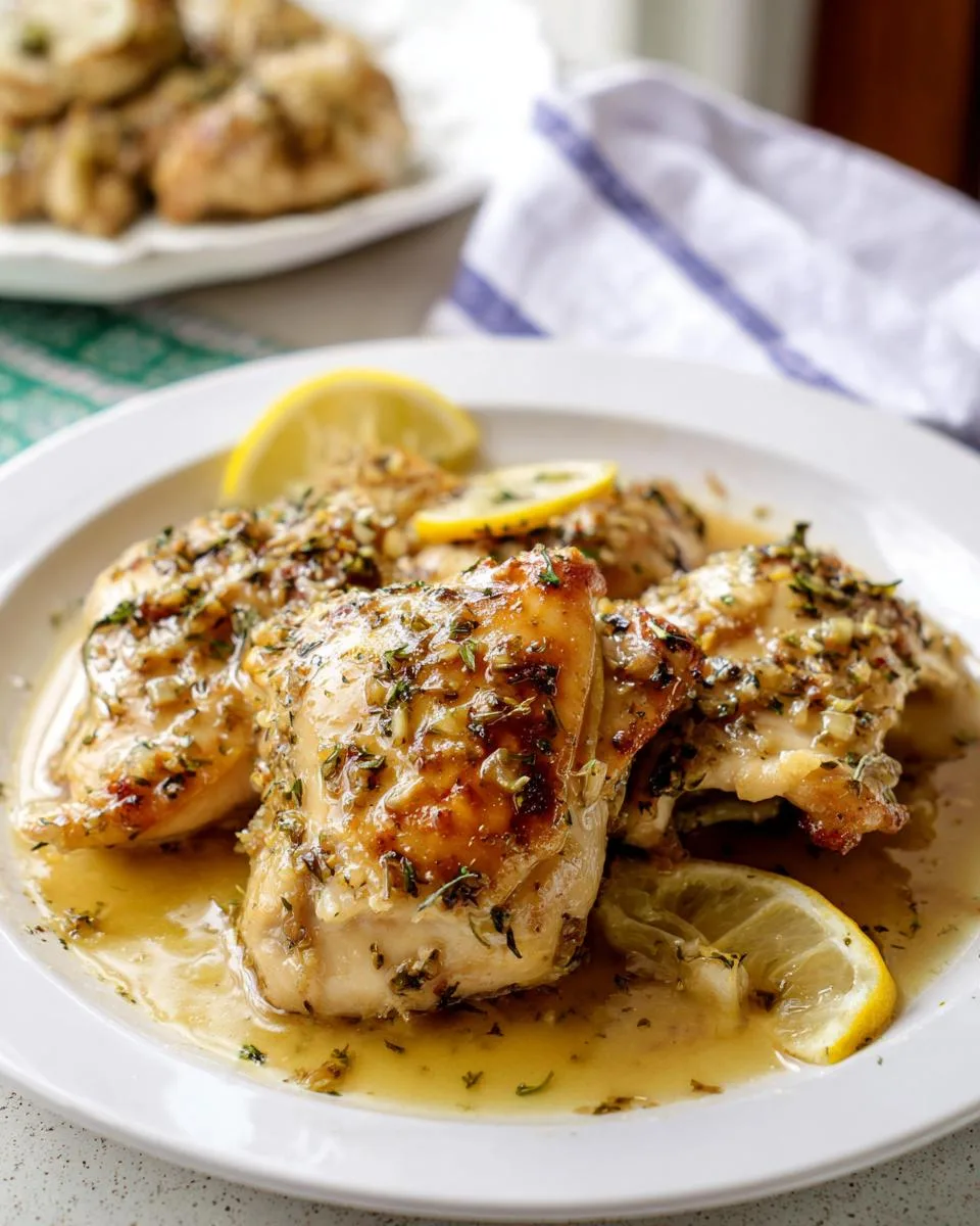 Slow Cooker Lemon Garlic Chicken - detail 3