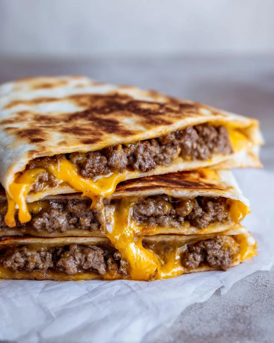 Smashburger Style Quesadillas - detail 1