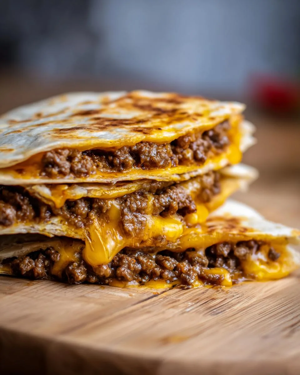 Smashburger Style Quesadillas - detail 3