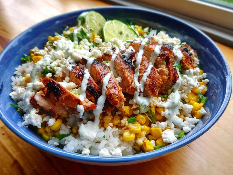 Street Corn Chicken Bowl