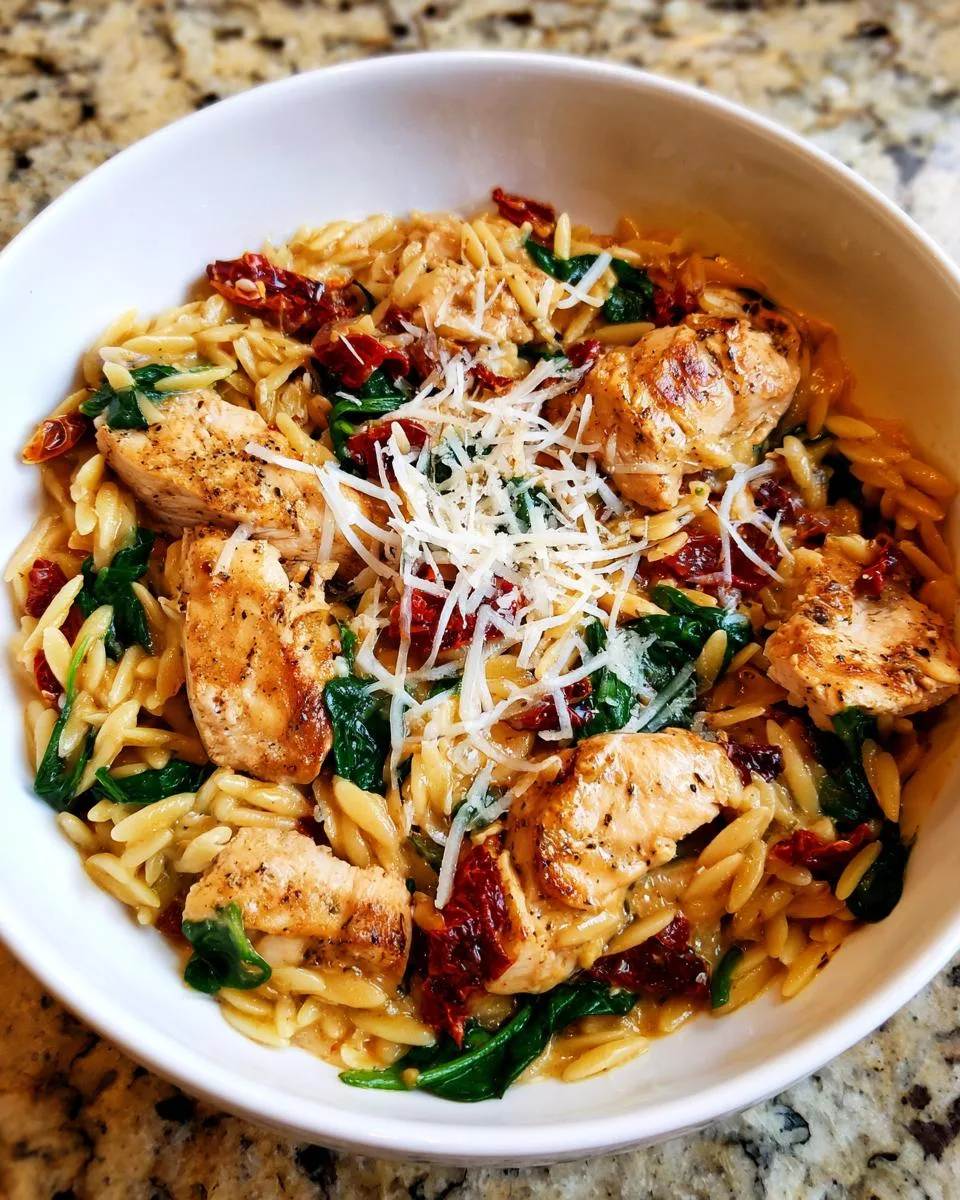 Sun-Dried Tomato Chicken Orzo - detail 2