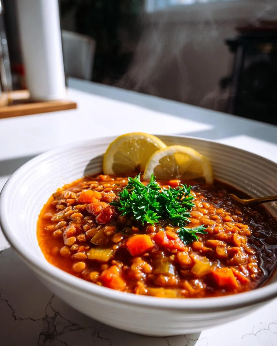 Tomato Lentil Soup - detail 4