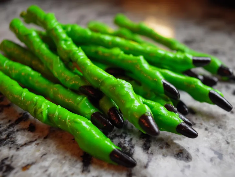 Witch Finger Pretzels
