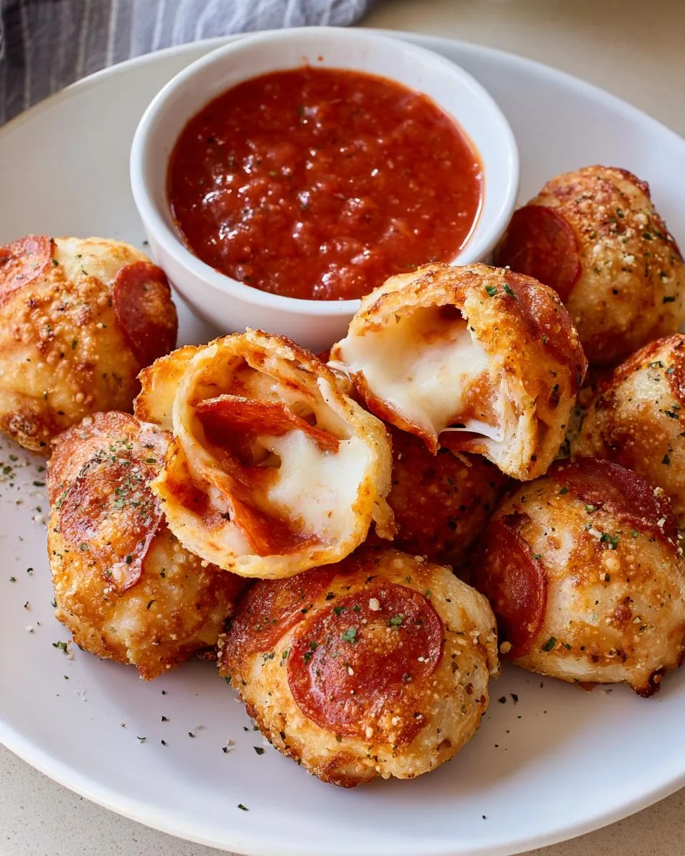 crispy air fryer pizza rolls - detail 4