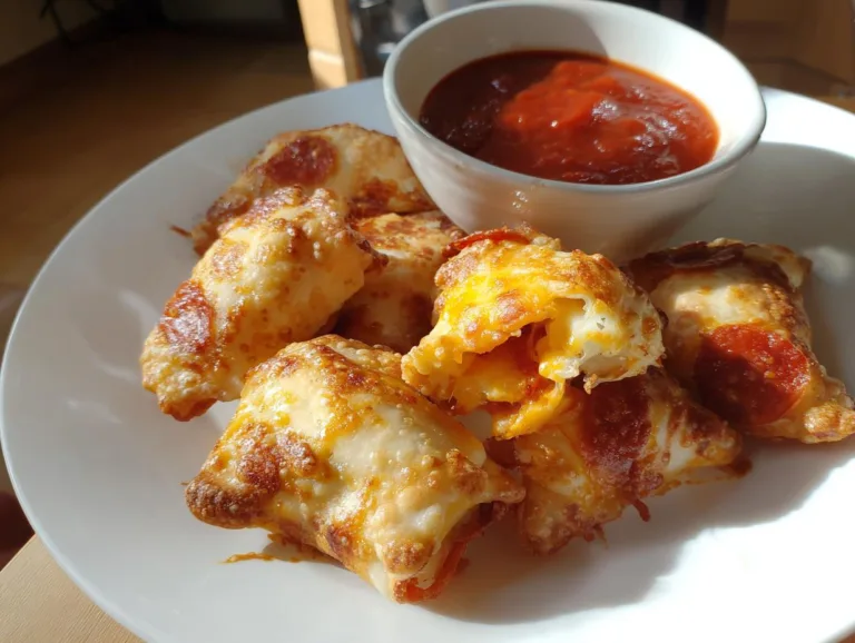crispy air fryer pizza rolls