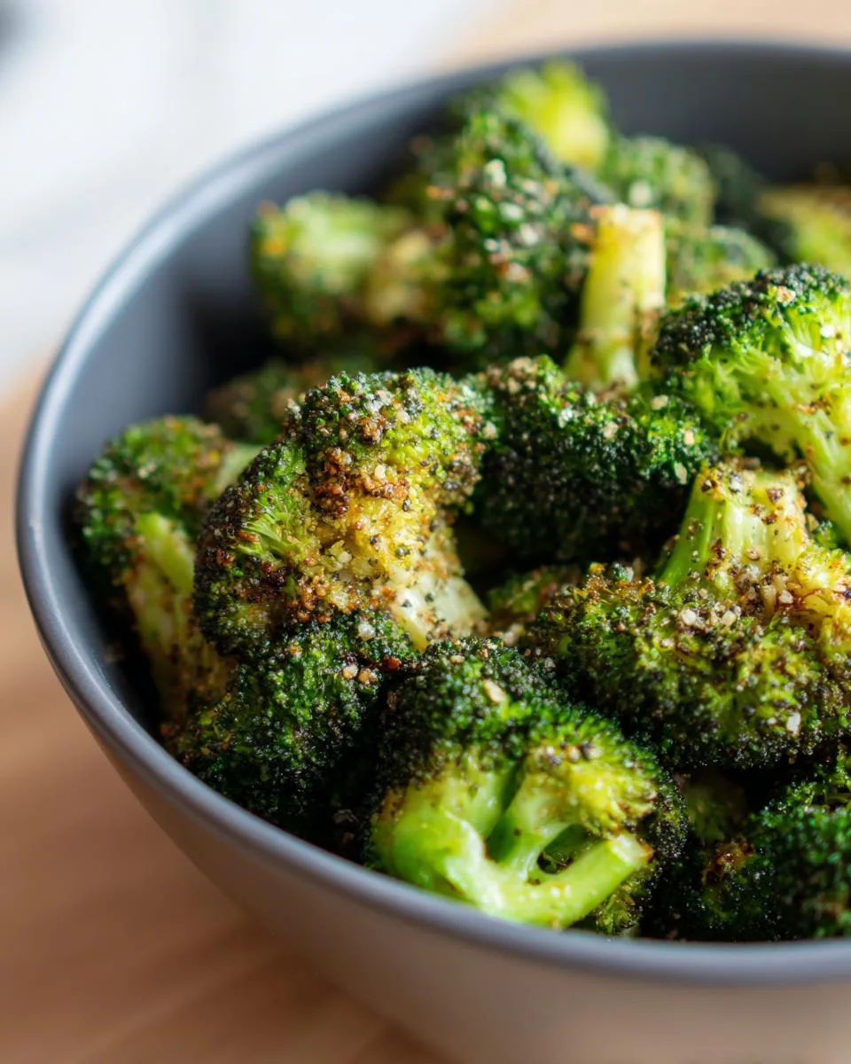 Air Fryer Broccoli - detail 1