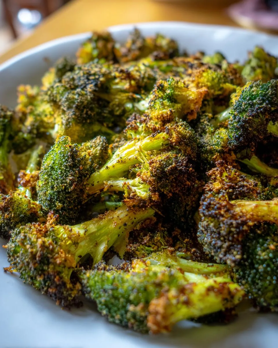 Air Fryer Broccoli - detail 2