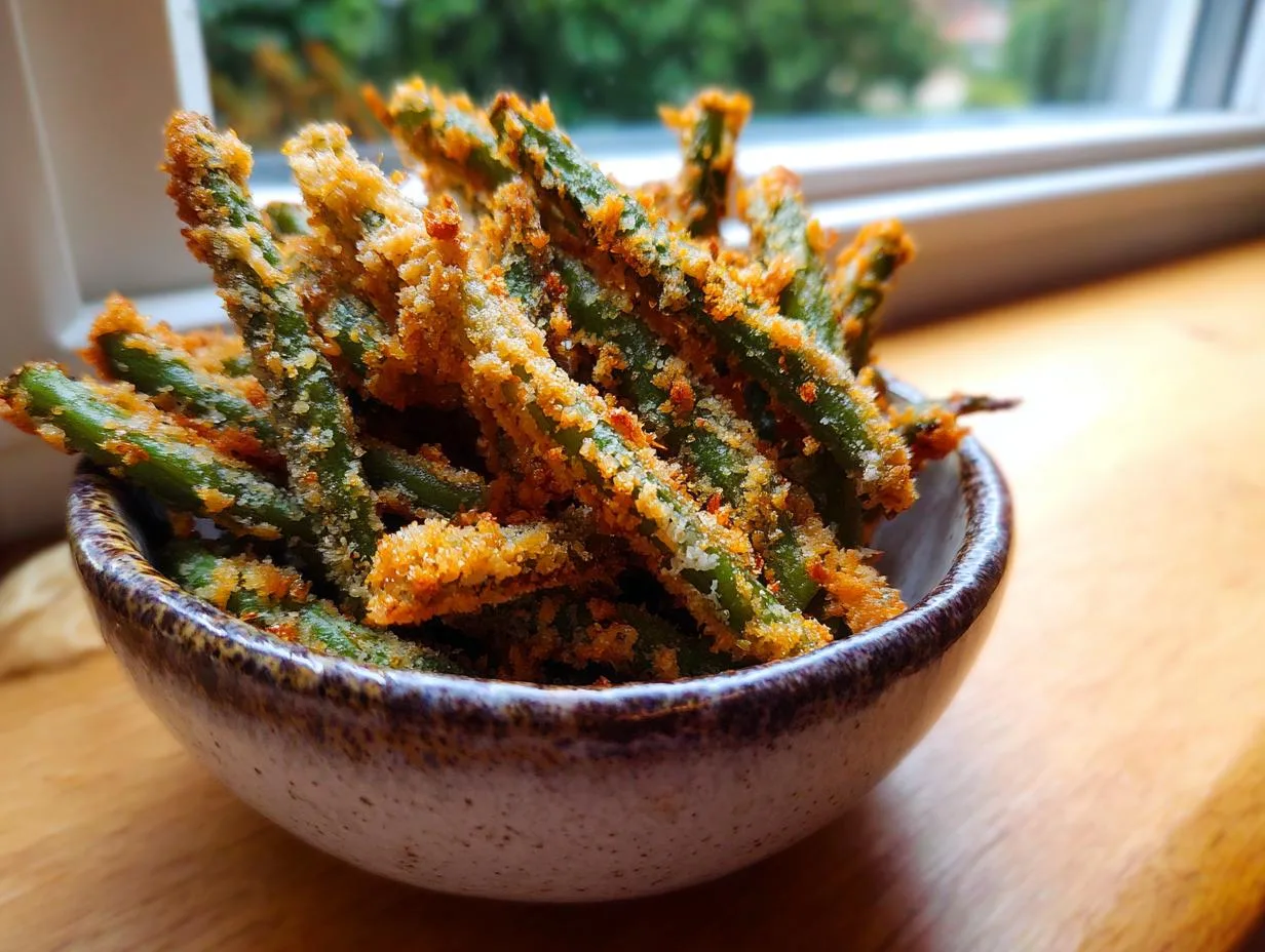 Crispy Air Fryer Green Bean Fries Ready in 20 Minutes