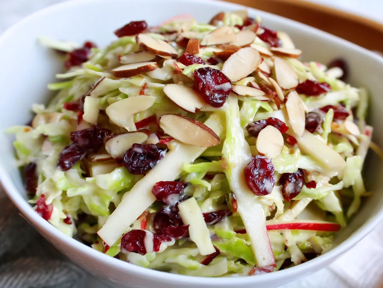 15-Minute Apple Cranberry Coleslaw That Wows Every Crowd