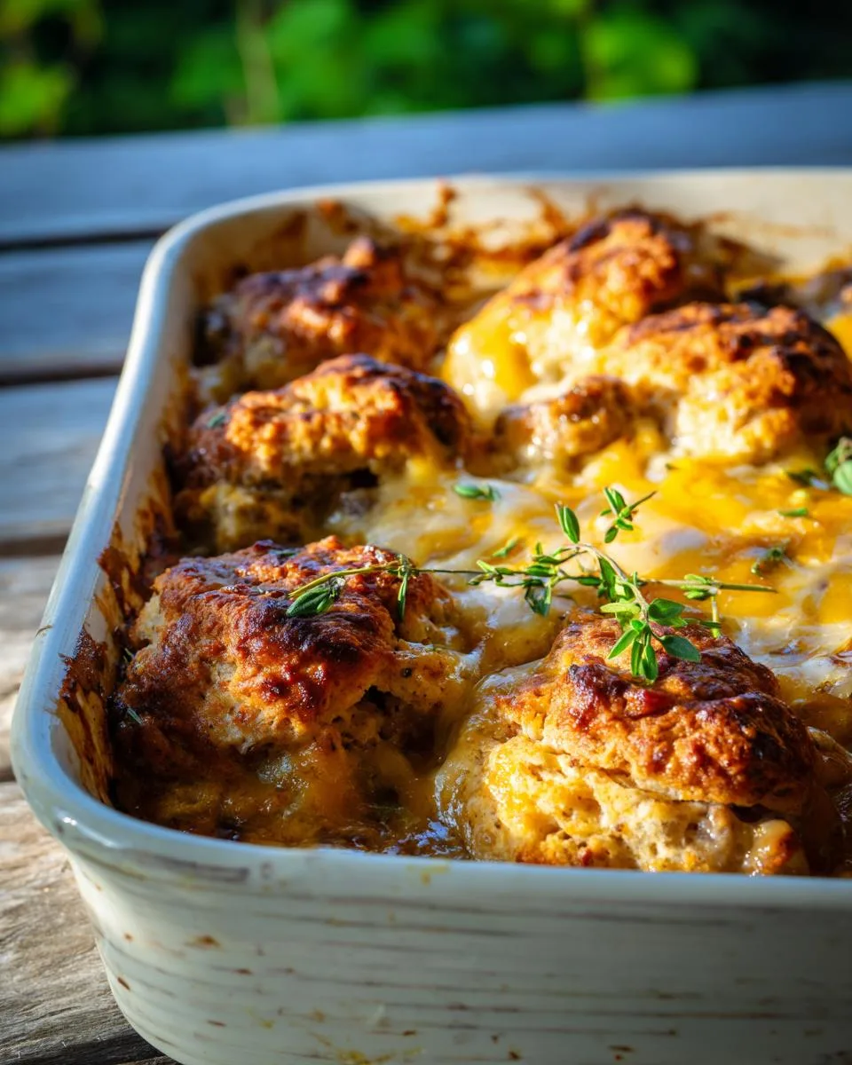 Biscuits and Gravy Breakfast Casserole - detail 1