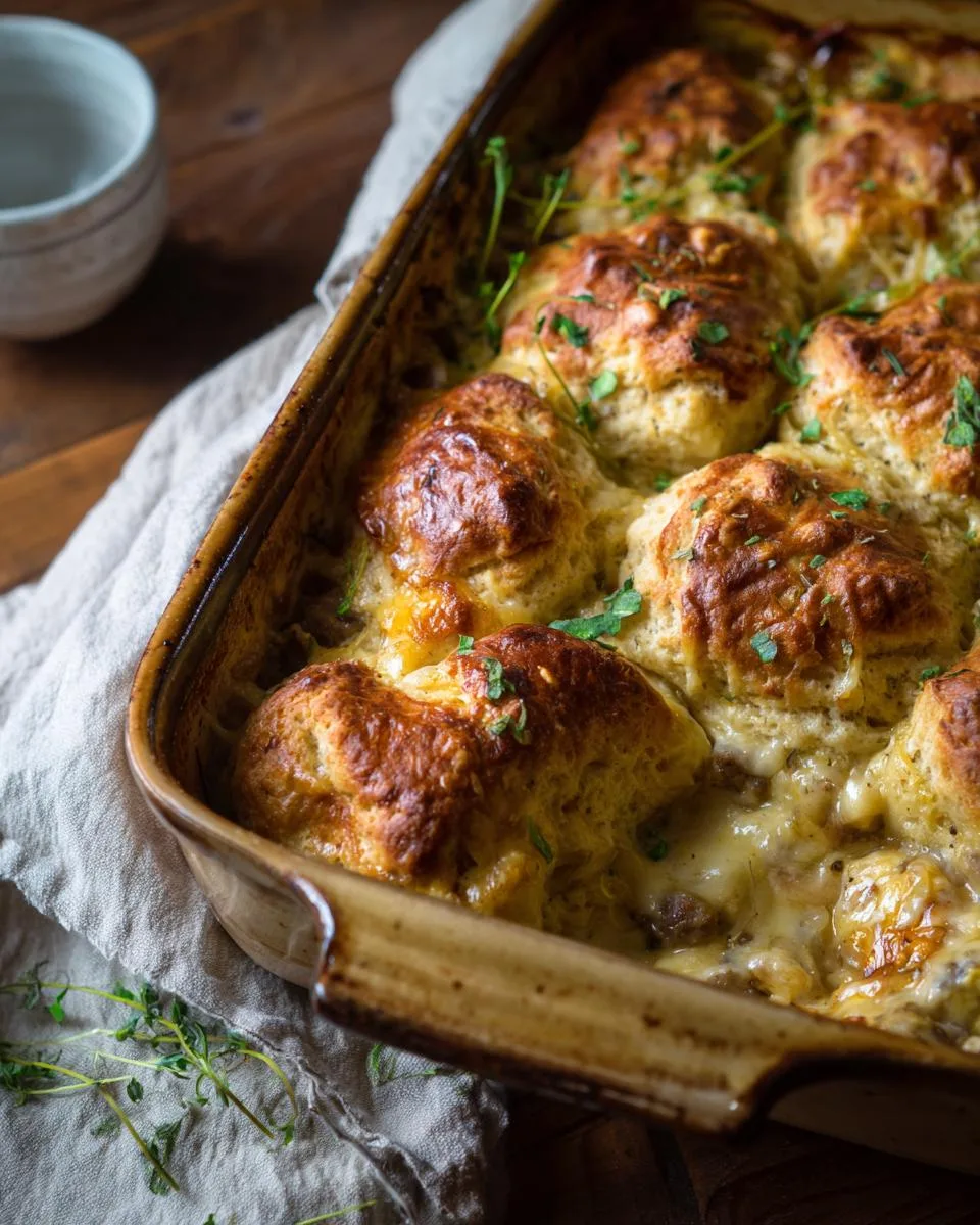 Biscuits and Gravy Breakfast Casserole - detail 3