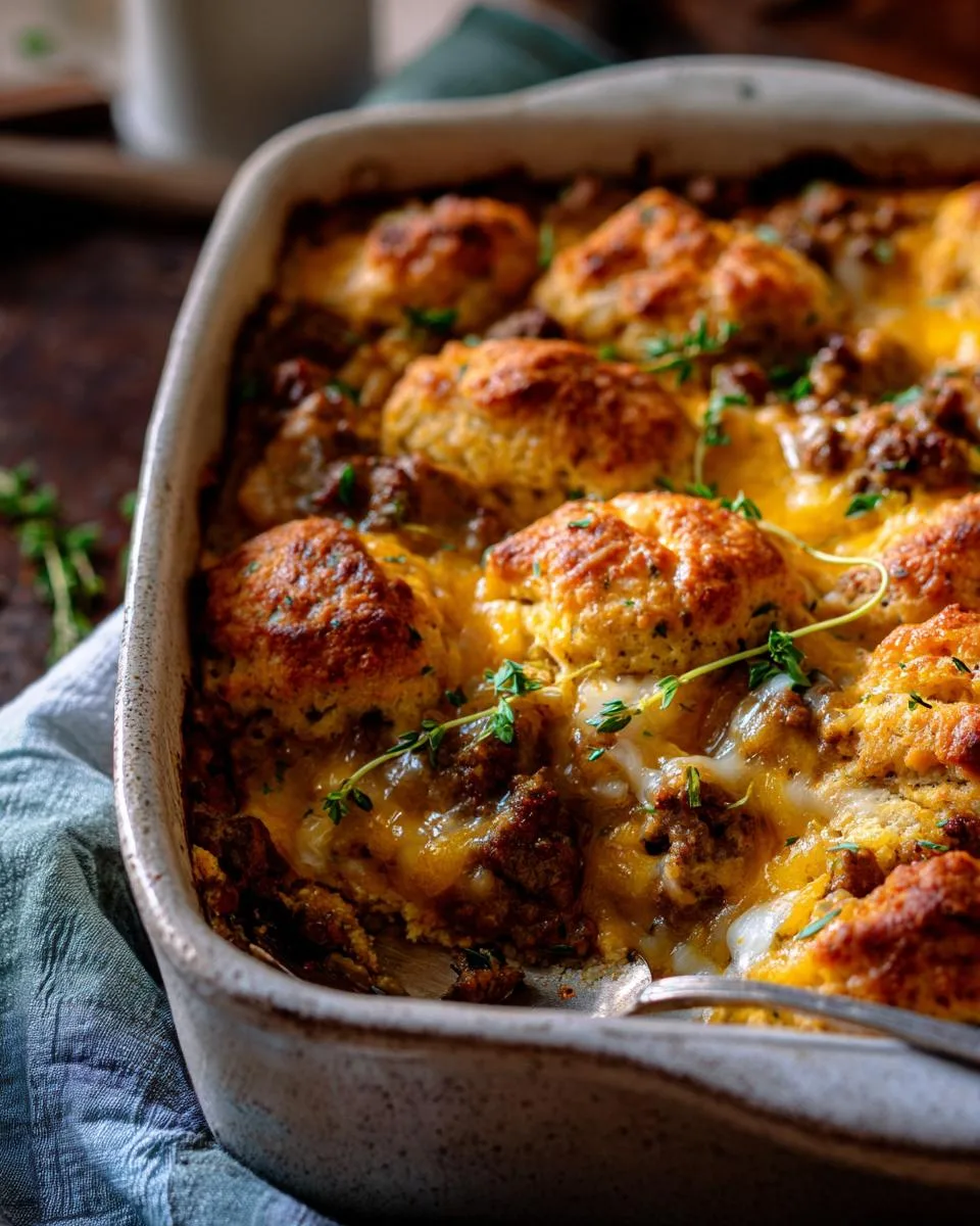 Biscuits and Gravy Breakfast Casserole - detail 4
