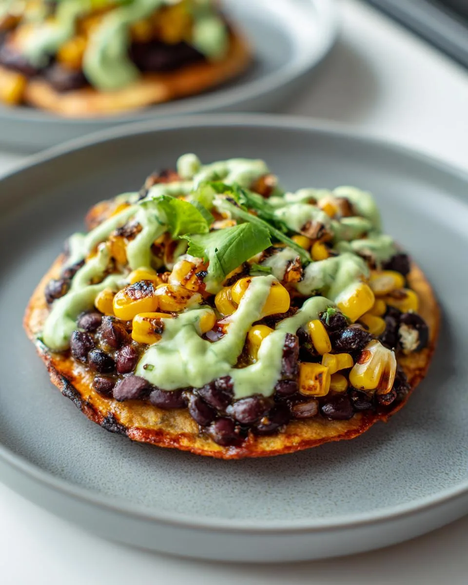 Black Bean Tostadas - detail 2
