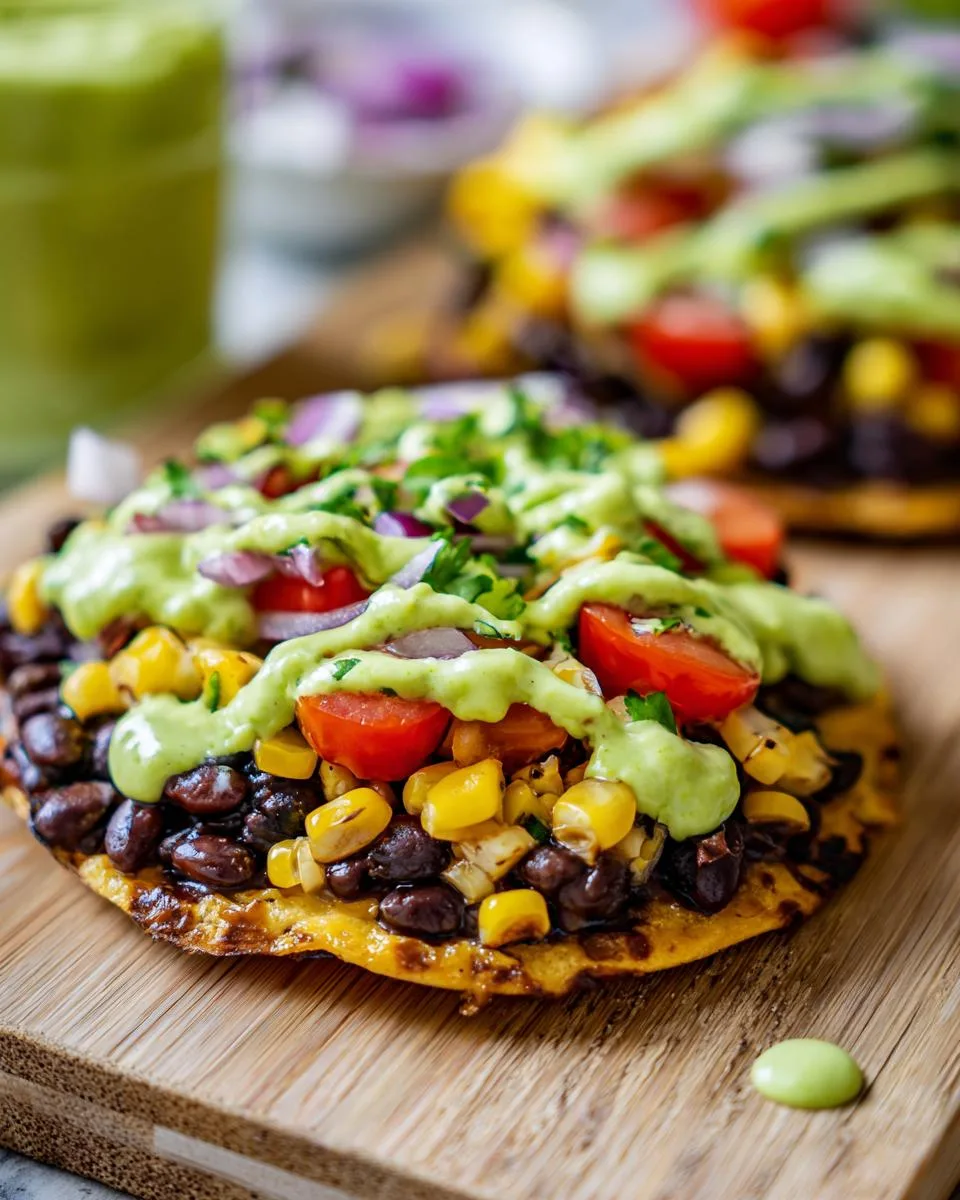 Black Bean Tostadas - detail 3