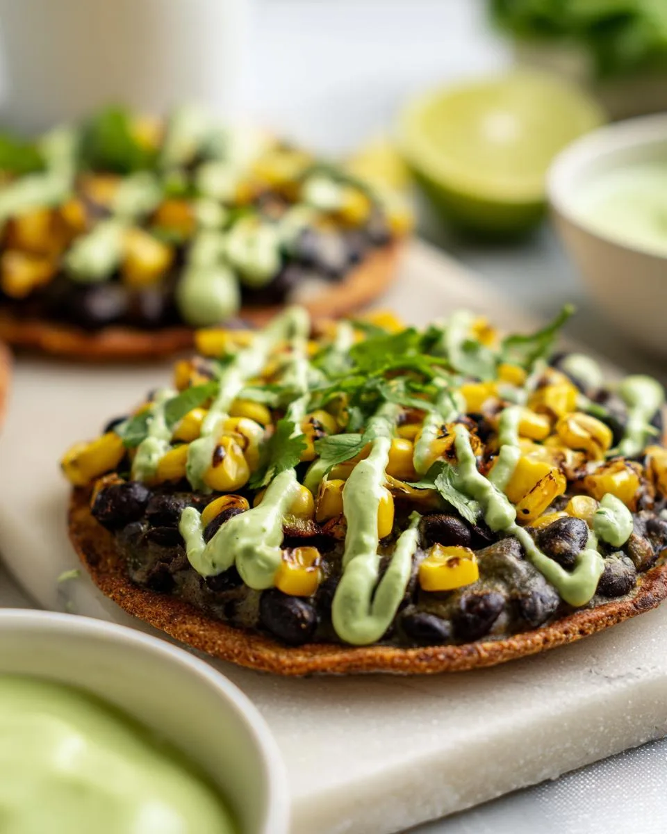 Black Bean Tostadas - detail 4