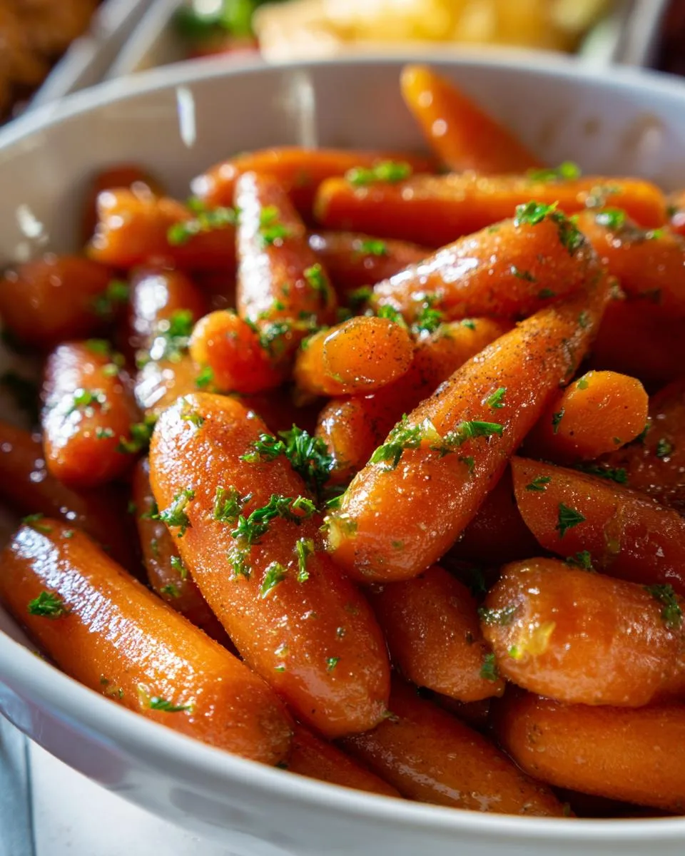 Brown Sugar Glazed Carrots - detail 3