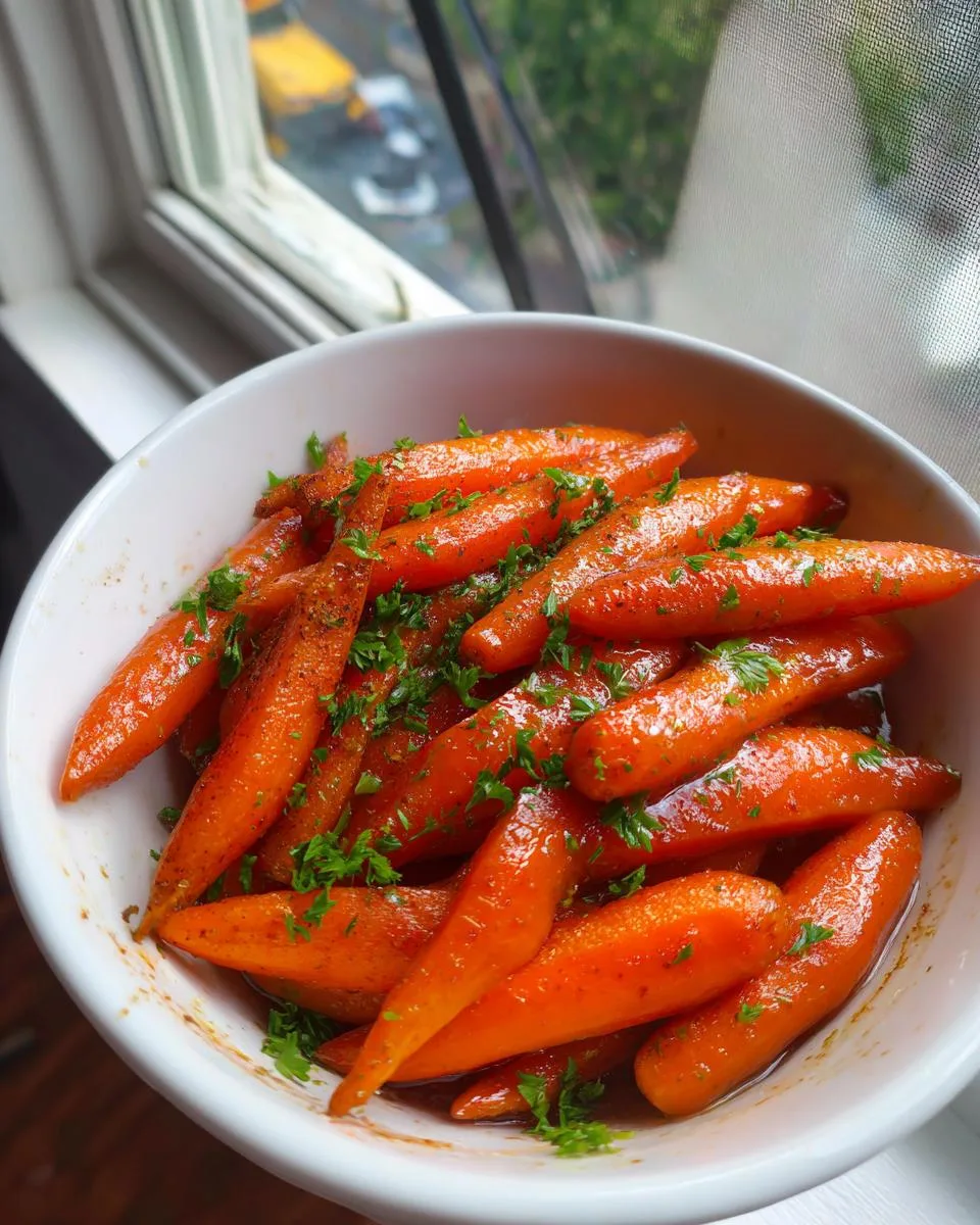 Brown Sugar Glazed Carrots - detail 4