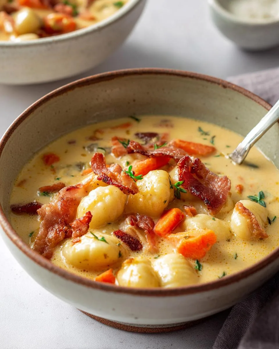 Cheddar Gnocchi Soup - detail 4