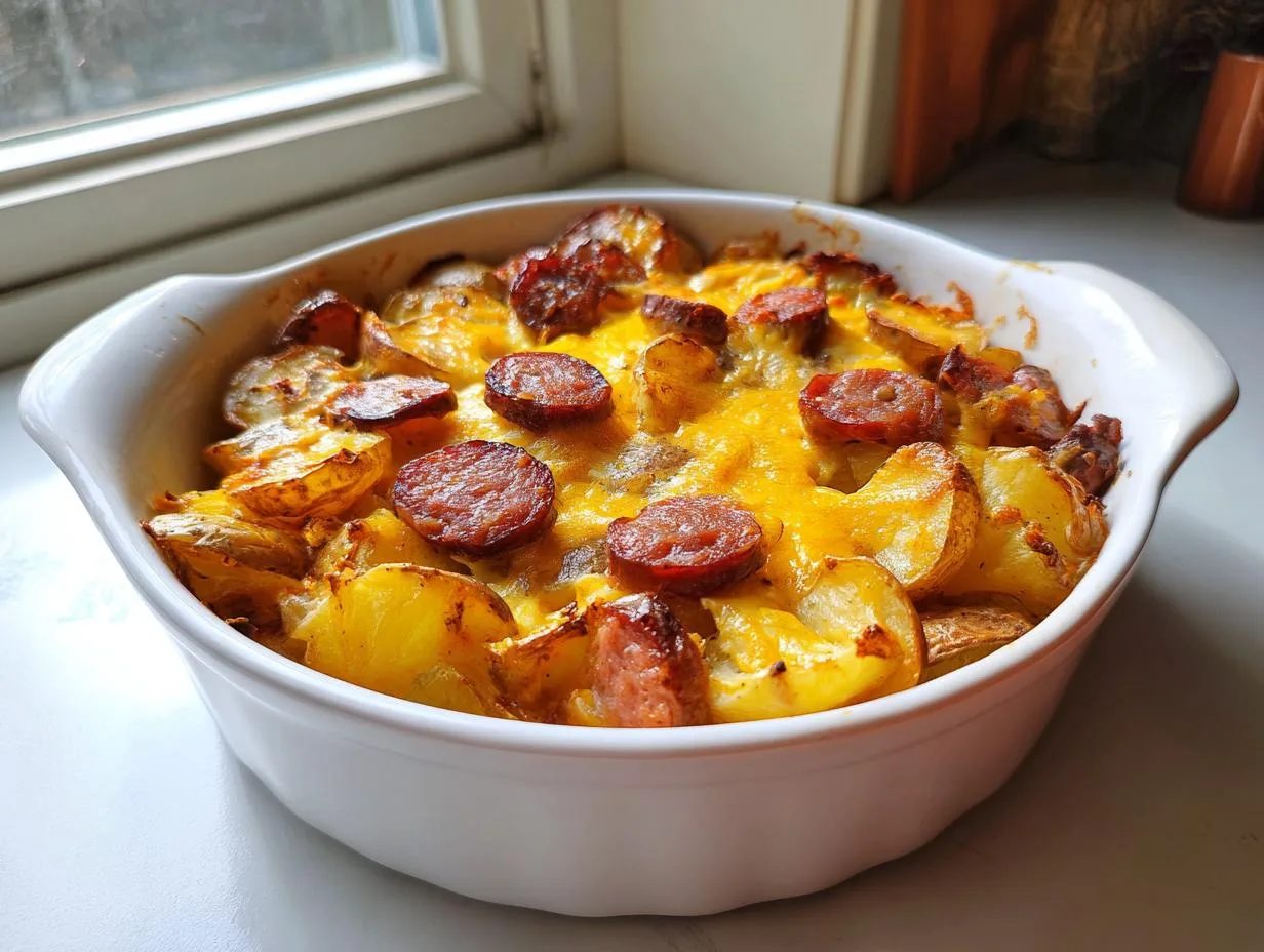 Irresistible Cheesy Ranch Potato Sausage in 45 Minutes